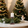 thumbnail image 6 of CQCYD under $5 Pillar Candle Holders Pine Tree Candlestick for Christmas Table Centerpiece, Resin Christmas Tree Candle Stand for Fireplace, 6 of 9