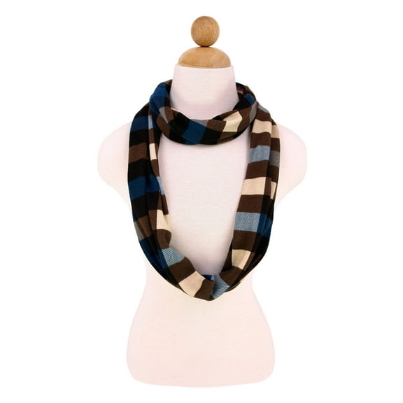 Premium Plaid Infinity Loop Scarf