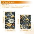 thumbnail image 6 of Yayeee Flameless Candles with Remote Flickering Battery Operated Multi Color Changing, Navy Floral Pattern, 6 of 7