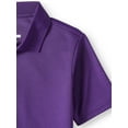 thumbnail image 2 of Wonder Nation Boys School Uniform Short Sleeve Performance Polo Shirt, 2-Pack Value Bundle, Sizes 4-18 & Husky, 2 of 3