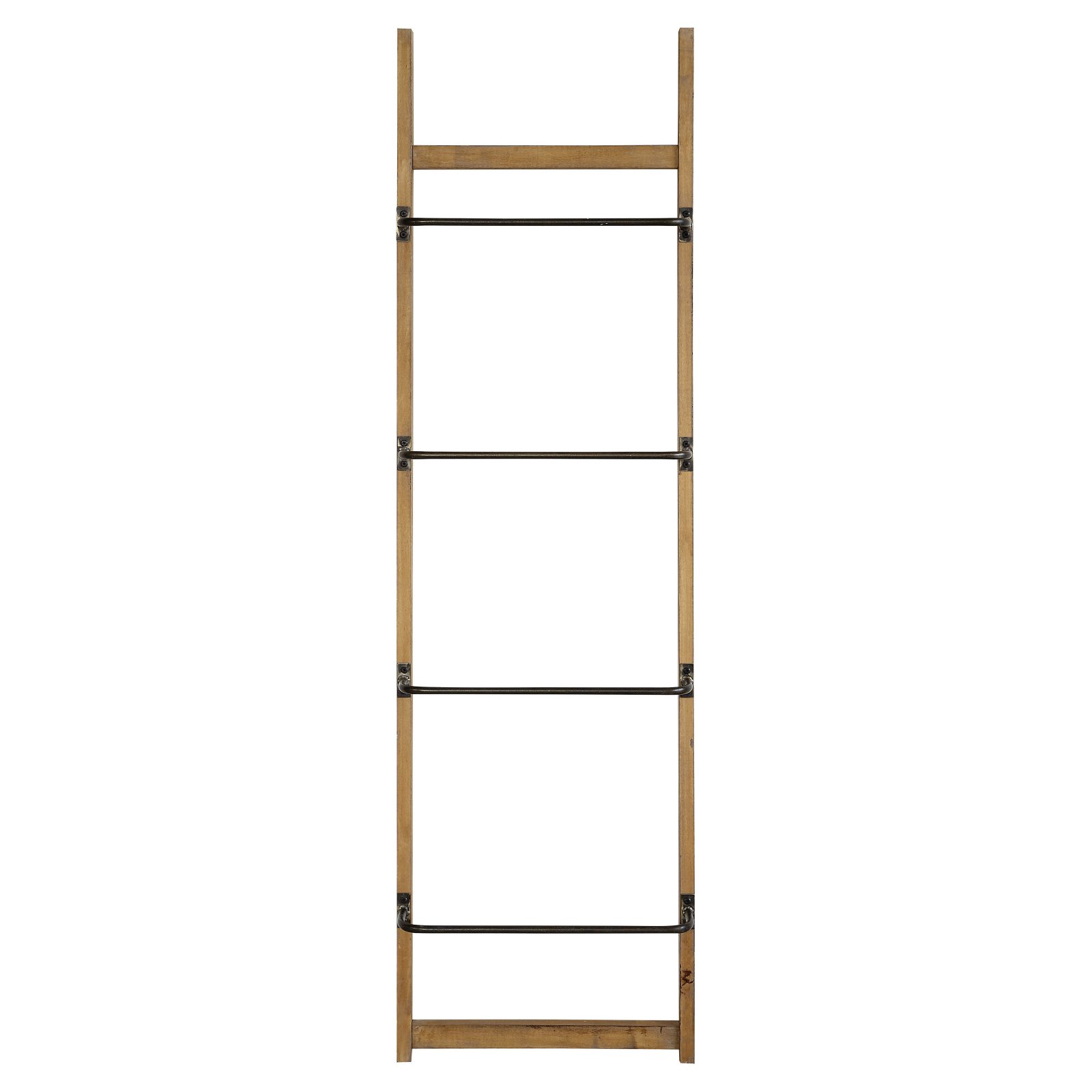 3R Studios Metal and Wood Wall Quilt Rack