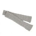 thumbnail image 3 of Elainilye Fashion Winter Gloves For Women And Men Casual Winter Wrist Arm Warmer Solid Knitted Long Fingerless Gloves Mitten,Gray, 3 of 4
