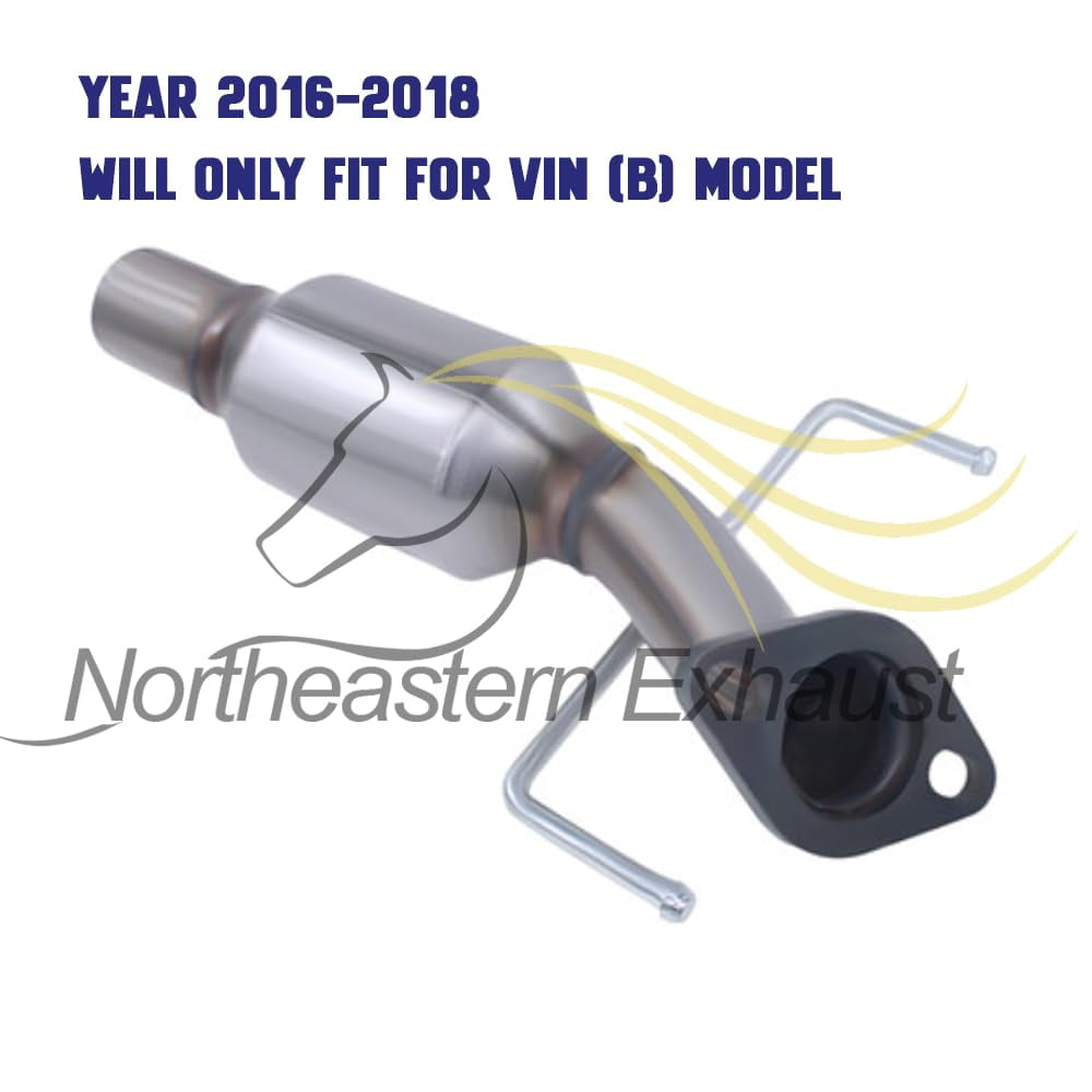 Northeastern Exhaust Rear & Front Catalytic Front Flex Pipe Fits 2013-2018 Buick Encore 1.4L - Direct Fit EPA-Approved | Stainless Steel Exhaust System Kit
