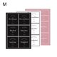 thumbnail image 2 of Gwong hogar 1 Set Water Waterprent Lotion Label Seginas ultra delgadas Rectángulo Champú Dispenser Bottles Etiqueta para el dormitorio Gwong 21087161, 2 of 7