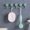🥝 Light Blue_Hot#532, variant on Wall Hooks 5 Pack No Drill Plastic Wall Hooks for Bathroom Kitchen Towels and Utensils