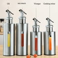 thumbnail image 4 of Bewildely Botella de aceite inoxidable para cocina, soporte para salsa de soja, dispensador, ventana, herramienta, utensilio para cocinar, Cocina y Comedor 290ml, 4 of 6