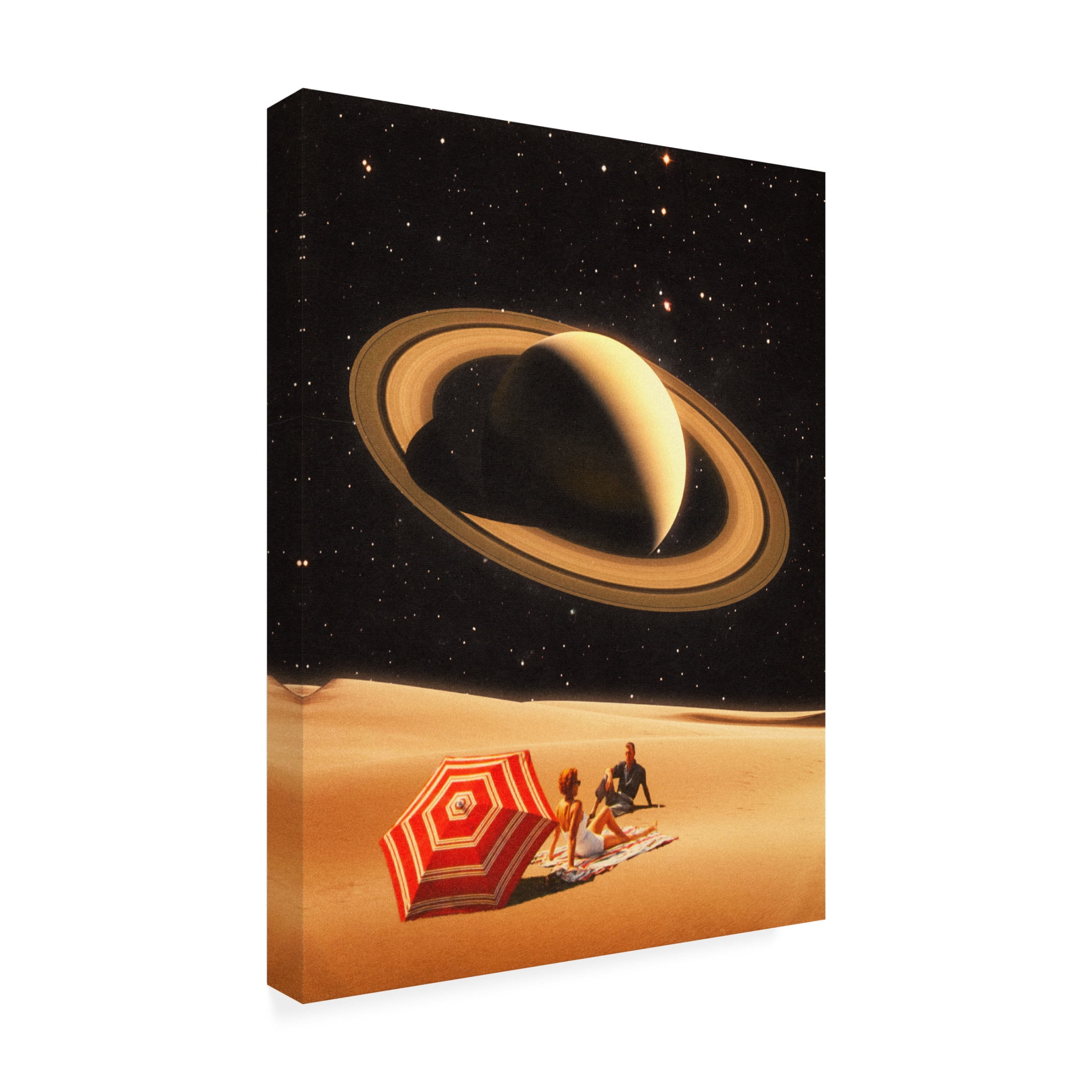 Trademark Fine Art Taudalpoi Space Date Canvas Wall Art