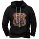 thumbnail image 3 of Sudadera con capucha retro para hombre, nueva sudadera con capucha con estampado 3D de ROUTE 66, sudaderas casuales de gran tamaño para hombre, sudaderas de moda urbana 6XL, 3 of 4