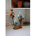 thumbnail image 2 of Cohasset Gifts & Garden Standing Double Molten Glass Sculpture, 2 of 3
