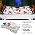 thumbnail image 5 of Fuzoiu Koi Fish And Corals Print Car Windshield Sun Shade,Block Uv Rays Sunshade,Foldable Front Window Sun Visor Protector for Car,SUV,Truck-Keep Vehicle Cool-Koi Fish And Corals, 5 of 8