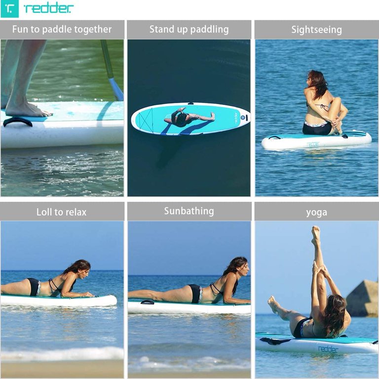 Zen 10.8' Inflatable Stand Up Paddle Boards with Premium SUP