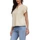 thumbnail image 4 of Blusas Elegantes de Manga Corta con Escote en V y Bordado para Mujeres L Color Albaricoque, 4 of 6