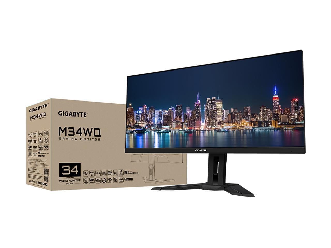 Gigabyte M34WQ 34 21:9 UltraWide IPS Gaming Monitor M34WQ B&H