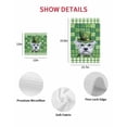 thumbnail image 7 of St. Patrick's Day Kitchen Dish Towels for Drying Dishes Set of 3, Spring Lucky Shamrock Cute Puppy Green Plaid Waffle Weave Microfiber Hand Tea Bathroom Towels Quick Dry & Absorbent Towel 12x12, 7 of 7