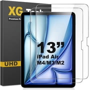 Apple iPad Air 13'' Screen Protector M5/M4/M3 2026/2025/2024, 2-Pack Tempered Glasses Protector Shatterproof, Bubble Free, HD Clarity