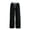 Black, variant on Girls Loose Fit Pocketed Straight Leg Pants For Kids Everyday Trousers With Easy Fit And Spacious Pockets For Girlish Freedom ,School Uniform Girls Pants /Size 7-8 Years(Black)