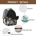 thumbnail image 4 of Fashionable Paisley Print Backpack – Ideal Paisley Gift for College Students, Waterproof School Bag with Laptop Sleeve, Roomy Bookbag for Daily Commute, Lightweight & Comfortable for All-Day Use, 4 of 6