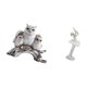 thumbnail image 5 of Figuras de búho,Figuras de búho,animales artificiales,artesanías,decoración del hogar,Figura en miniatura de búho moderna para dormitorio,Figura de escritorio,Estatua de bailarina de, 5 of 8