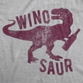 thumbnail image 2 of Womens Winosaur T shirt Funny Wine Lover Drinking Vintage Graphic Gift for Her Womens Graphic Tees, 2 of 9
