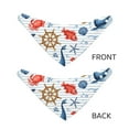 thumbnail image 6 of Kll Watercolor Nautical Dog Bandanas,Triangle Reversible Pet Scarf For Small Medium Large And Extra Large Dogs-Small, 6 of 8