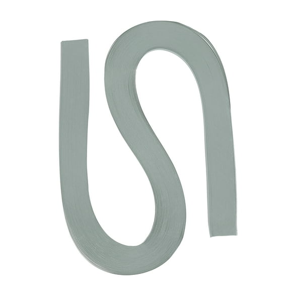 120pcs Quilling Strips Paper 3/16"(5.2mm) 21"(54cm) Origami Paper Quilling Strip for Art DIY Hand Craft Christmas, Grey