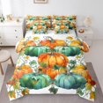 thumbnail image 1 of YST Ensemble Douillette Citrouille Colorée 7 Pcs Automne Lit en Sac Polyester, Grand Lit, 1 of 5