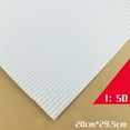 thumbnail image 1 of MYG Model Simulation Tiles PVC Roof Tile Sheet Model Building O Scale Sand Table DIY, 1 of 3
