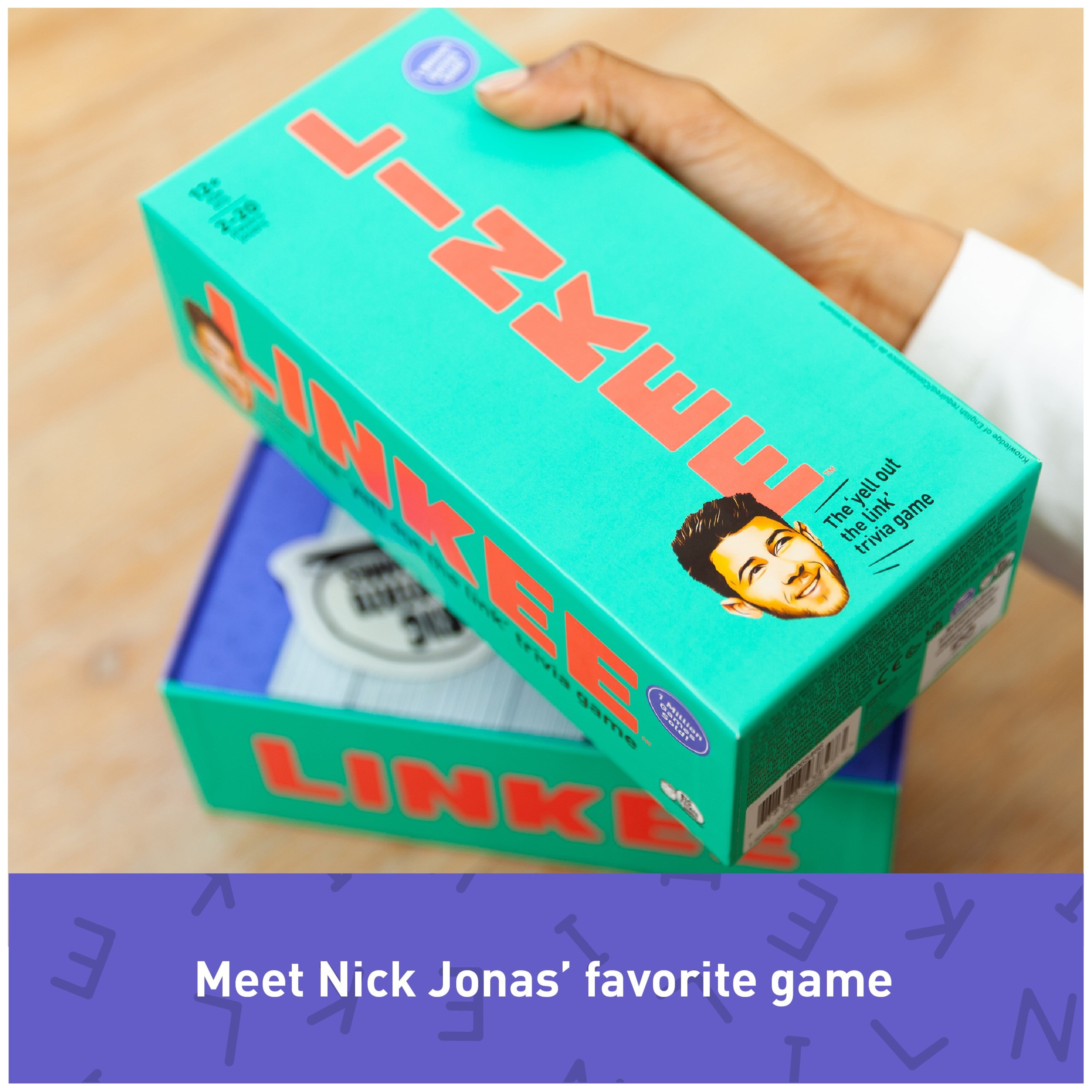 Linkee Nick Jonas Trivia Game 2 To 20 Players Ages 12+ Spin Masters Game