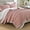 Muted Vintage Rose/White, variant on PANGUSHAN 100% Cotton Queen Quilt Set, Farmhouse Queen Size Quilt Bedding Set Bedspreads, Reversible Botanical Patterns Quilted Lightweight Comforter, Orange/White Bed Spread for Queen Bed