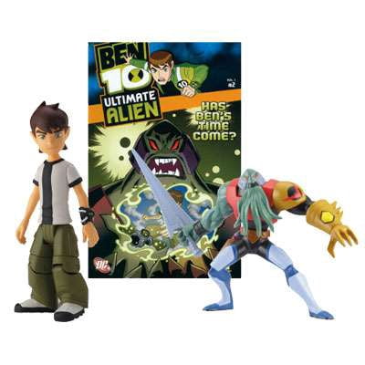 Free Shipping! Ben 10 Ultimate Alien Comic & Figures - Walmart.com