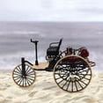 thumbnail image 1 of 1:12 Simulation Retro Alloy Three-wheel Classic Car Model Adult Toy Ornament For Kdis, 1 of 5