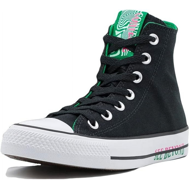 Converse CTAS See Beyond Hi Top, Black/Green/Prime Pink, Size