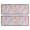 Pink Pioneer Flower, variant on Kitchen Rugs Sets Of 2,Pink Pioneer Flower Pattern Anti Fatigue Kitchen Mat Rugs Non Slip Washable,Decorative Kitchen Floor Mats for Kitchen,Sink,Laundry,17"x47" 17"x47"