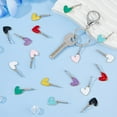 thumbnail image 5 of 32Pcs 8 Colors Heart Zipper Pull Charms Zipper Pull Replacement Alloy Enamel Love Zippers Charm Metal Tab Mend Fixer Heart Dangle Charms for DIY Sewing Dress Backpacks Purses Handbags, 5 of 6
