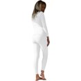 thumbnail image 3 of Andrew Scott Long Johns Thermal Underwear for Women Cotton Fleece Lined Base Layer Pajama Tops Bottoms Sets Cold Weather, 3 of 3