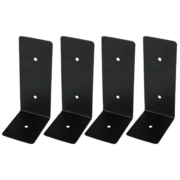 LAMIRO 4Pcs L Shaped Brackets for Shelves, Iron Shelf Brackets for Homeowners and Diy Projects