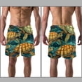 thumbnail image 3 of luoweisi Men's Beach Shorts Quick Dry Swim Trunks with Mesh Lining Sea Turtle XL, 3 of 5