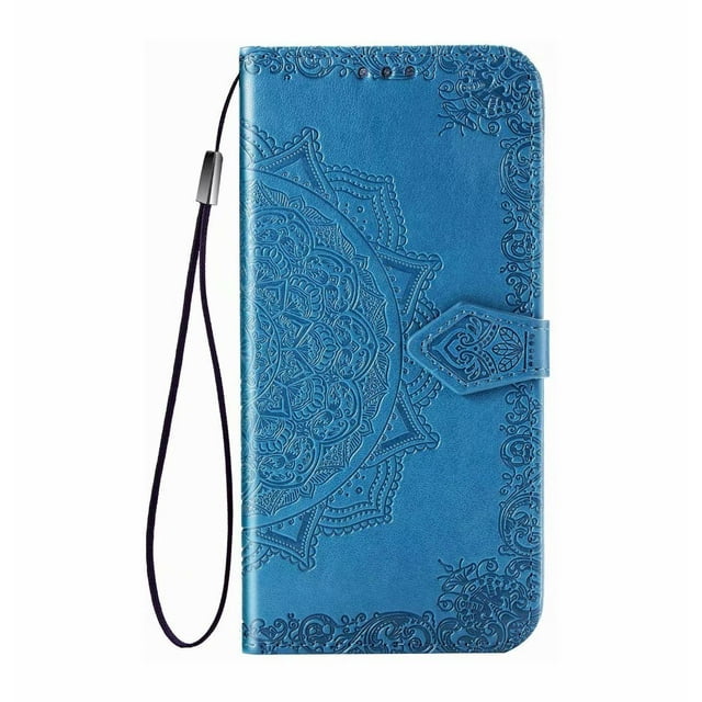 Étui Portefeuille Floral à Rabat Datura Embossage 3D Compatible pour iPhone 11 6.1 Pouces
