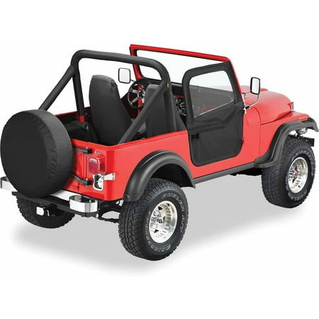 Bestop - 51778-01 - Full 2-Piece Fabric Doors Fits select: 1980-1986 JEEP JEEP, 1979 AMERICAN MOTORS JEEP