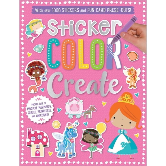 Sticker Color Create (Pink), (Paperback)