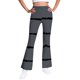 thumbnail image 2 of Pantalones largos con estampado para niñas, forrados de vellón para mayor calidez, pantalones largos casuales, leggings ligeramente acampanados, traje para niñas de 5 a 16 años., 2 of 6