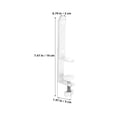 thumbnail image 2 of LOLIPPYY 2Pcs Standing Pegboard Display White Iron for Desk Accessories Home Use, 2 of 8