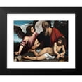 thumbnail image 2 of Giuseppe Vermiglio 14x11 Black Modern Framed Museum Art Print Titled - The Sacrifice of Isaac (C.1620), 2 of 5