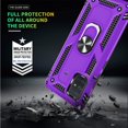 thumbnail image 5 of Compatible for Samsung Galaxy A51 5G Case (Not Fit Galaxy A51) with HD Screen Protector, Military-Grade Shockproof Protective with Magnetic Kickstand Ring Phone Case for Samsung A51 5G, Purple, 5 of 15