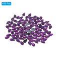 thumbnail image 3 of Unique Bargains Flat Back Acrylic Teardrop Gems, 12x7mm Teardrop Rhinestones Bead, Purple 100Pcs, 3 of 7
