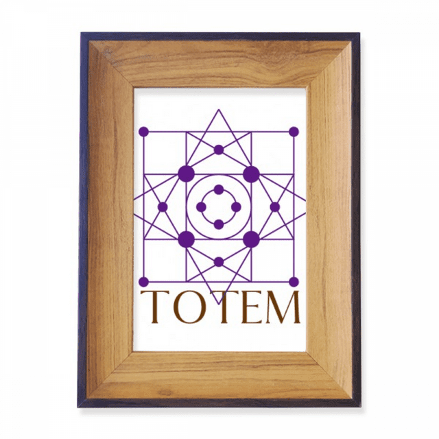 Center Circle Square Line Photo Frame Exhibition Display Art Desktop Painting