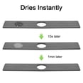 thumbnail image 3 of Uxcell Water Sink Splash Guard Mat 23.6" Diatom Mud Absorbent Pad for Kitchen Daily Use - Dark Grey, Square, 3 of 5