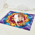 thumbnail image 2 of Rainbow Tie Dye Mandala Pattern Blanket,Comfortable Soft Flannel Throw Blanket,All Season,Warm Lightweight Blankets for Sofa Bed Couch Living Room Chair,30"x40", 2 of 4
