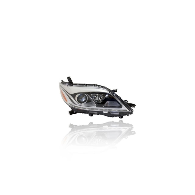 Headlight Assembly - Compatible/Replacement for '15-20 Toyota Sienna Limited - Halogen With LED Daytime Running Lamp - Right Hand - Passenger - 8111008061