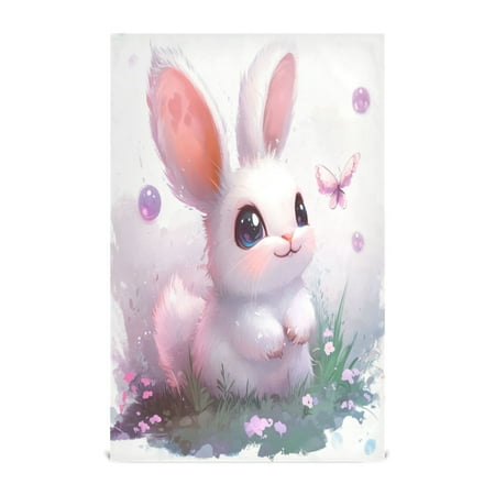 

Kitchen Towel 28x18 Inches x6，Plate Towel Decorative Towel Napkin Tea Towel Tea Towels For Kitchen Dish Cloths & Dish Towels Purple Rabbit